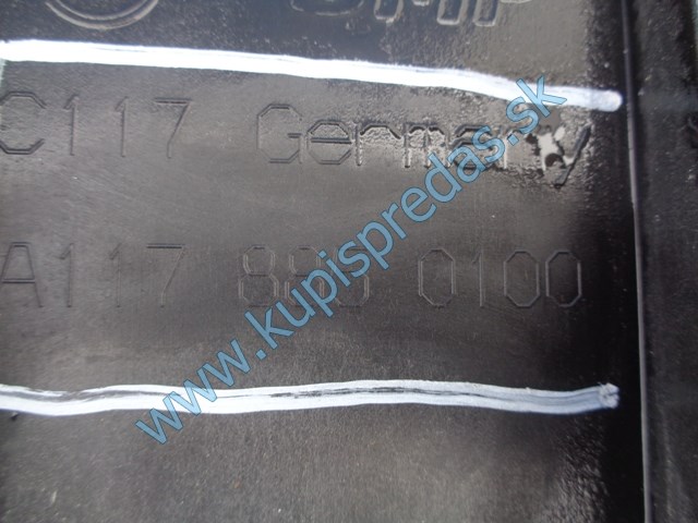 predný spoiler nárazníka na mercedes cla c117 a1178850100